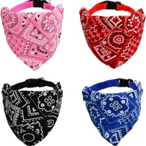4 Pañuelos para Perros Focenat | Ajustables y Resistentes