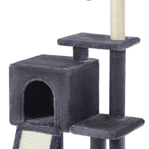 Feandrea Torre de Juegos para Gatos 2 Niveles, Gris PCT143G01