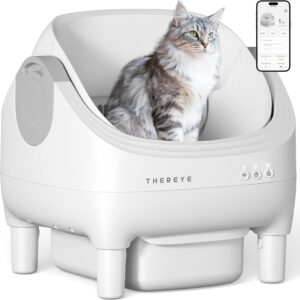 Thereye Arenero Gatos Autolimpiable, Ideal para Varios Gatos