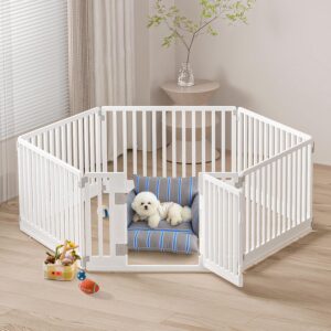 Recinto Gupamiga para perros y cachorros 178x153 cm blanco