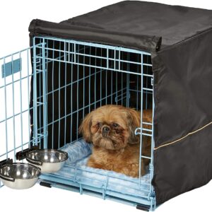 Kit inicio iCrate Blue Fashion para perros pequeños (61 cm)
