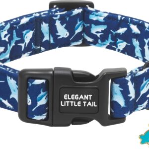 Collar verano perro tiburón algodón resistente