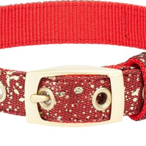 Blueberry Pet Collar Glam Life dorado, cuello 9-12.5"