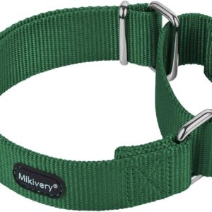 Collar Martingala Mikivery para perros medianos y grandes - Verde