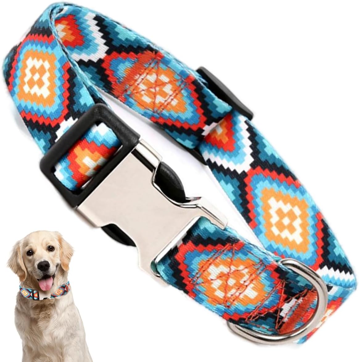 Collar ajustable para perro suave y resistente - Talla S