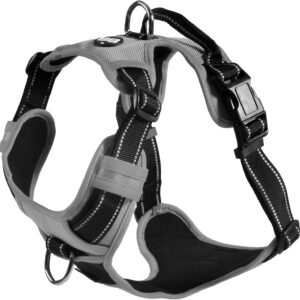 Bobby Arnés para Perro M, Nylon Gris 40-63cm