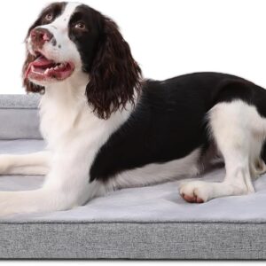 KSIIA Sofá Cama Ortopédico para Perros Grande Impermeable