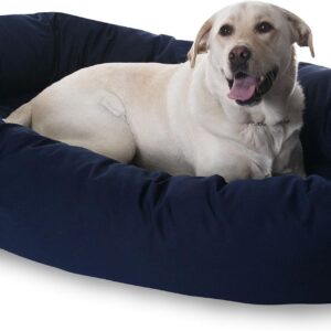 Cama para perro Majestic Pet Bagel Azul 52"