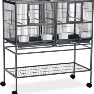 Jaula Hampton Deluxe con soporte F070 para aves pequeñas