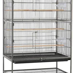 Topeakmart Jaula grande hierro forjado aves múltiples