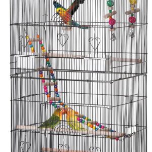 Jaula para pájaros 39" con juguetes - Pet Republic