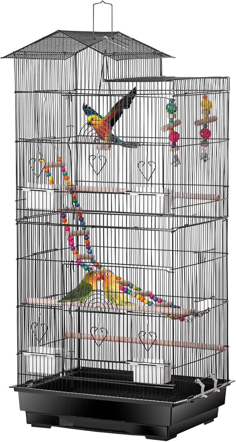 Jaula para pájaros 39" con juguetes - Pet Republic
