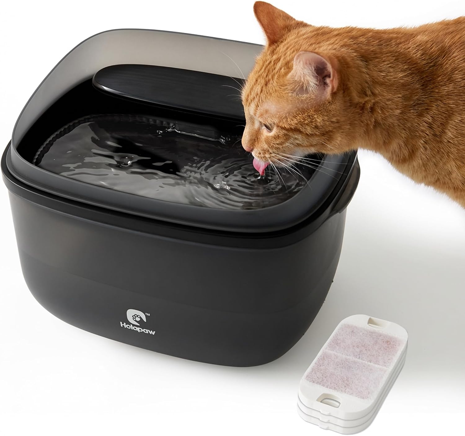 Fuente para gatos 3,78L HOLAPAW - Bebedero tranquilo y seguro