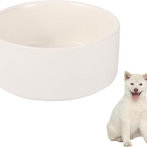 Comedero cerámico para perros AHX - 720 ml (blanco)