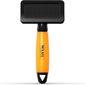 Cepillo Slicker Wahl - Ideal para mascotas, naranja