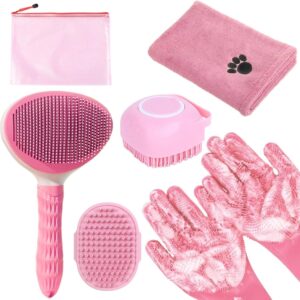Kit de aseo para perros KUEIOX (rosa)