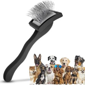 Cepillo curvo PawsltlveShine para perros de pelo largo