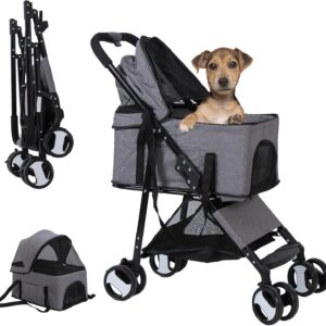 Cochecito plegable para mascotas MIXBEL