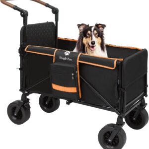 Carrito Snagle Paw para perros grandes con rampa y frenos
