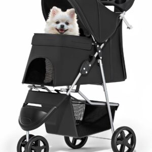 Cochecito plegable MoNiBloom para perros y gatos