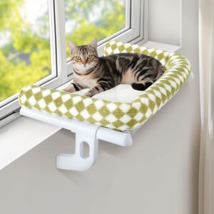 Hamaca ventana gato Sunhoo sin taladrar, hasta 40 lbs