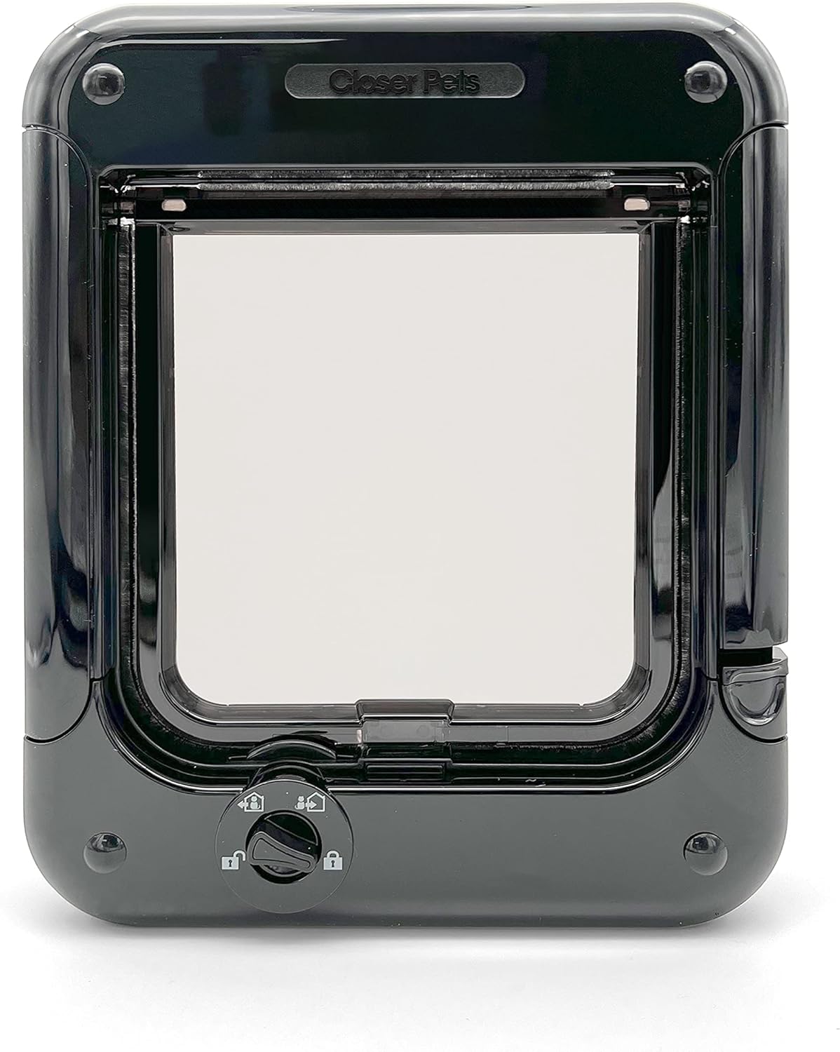 Cat Mate 358: Solapa giratoria 4 vías para gatos (negro)