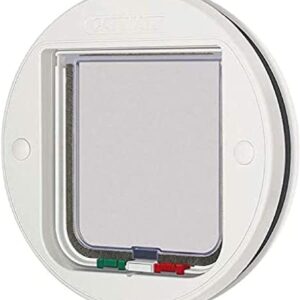 Puerta para gatos Pet Mate Redonda, cristal hasta 30 mm