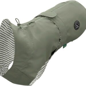 Hunter Milford - Abrigo impermeable verde para perro (40 cm)
