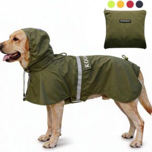 Impermeable para Perros Grandes KOOGAL 5XL Verde