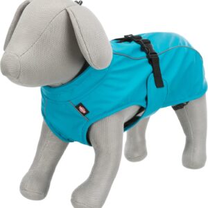 Chubasquero VIMY TRIXIE talla M para perros, turquesa