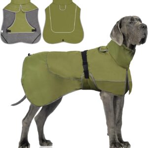 Abrigo impermeable para perros XL - Reflectante y térmico WUFANC