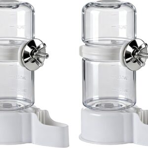 Dispensador de agua para pájaros 140ml (2 uds.)