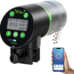 Ycozy WiFi Comedero Automático Peces con App y Pantalla LCD