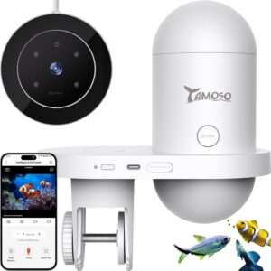 Comedero automático peces WiFi con cámara 2.5K