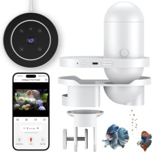 Pawfly Comedero Automático Acuario WiFi App + Cámara HD 2.5K