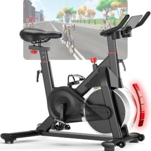 Superun Bicicleta Estática con APP Exclusiva, 136 kg