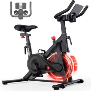 Superun Bicicleta Indoor con APP, 32 Niveles Resistencia, hasta 136 kg