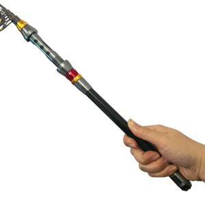 Caña telescópica de carbono Dingbear para pesca de largo alcance