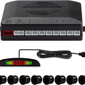 Sistema de aparcamiento 8 sensores CUQI LED/sonoro