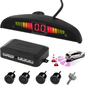 Sensores aparcamiento AUTOUTLET 4 sensores LED + alarma