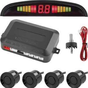 Sensores de aparcamiento CGEAMDY 4 sensores con pantalla LED