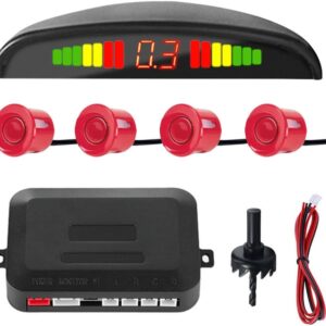Kit 4 sensores aparcamiento radar con alarma y monitor MOCNT