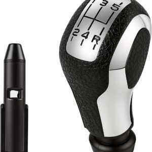 Pomo palanca cambios 5 velocidades con adaptador para Citroën