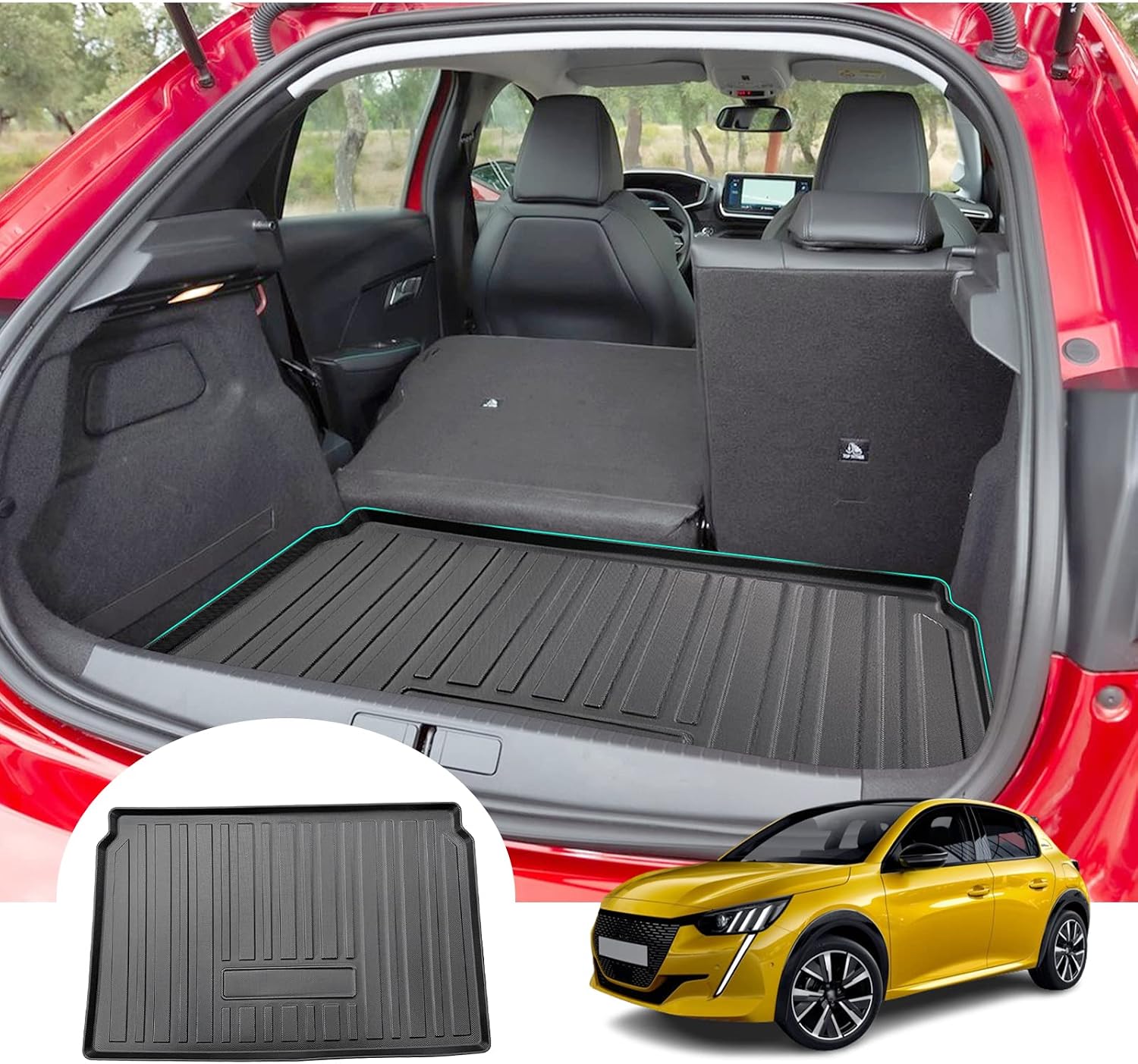 Alfombrilla Maletero GAFAT para Peugeot 208 e-208 (2020-2025)