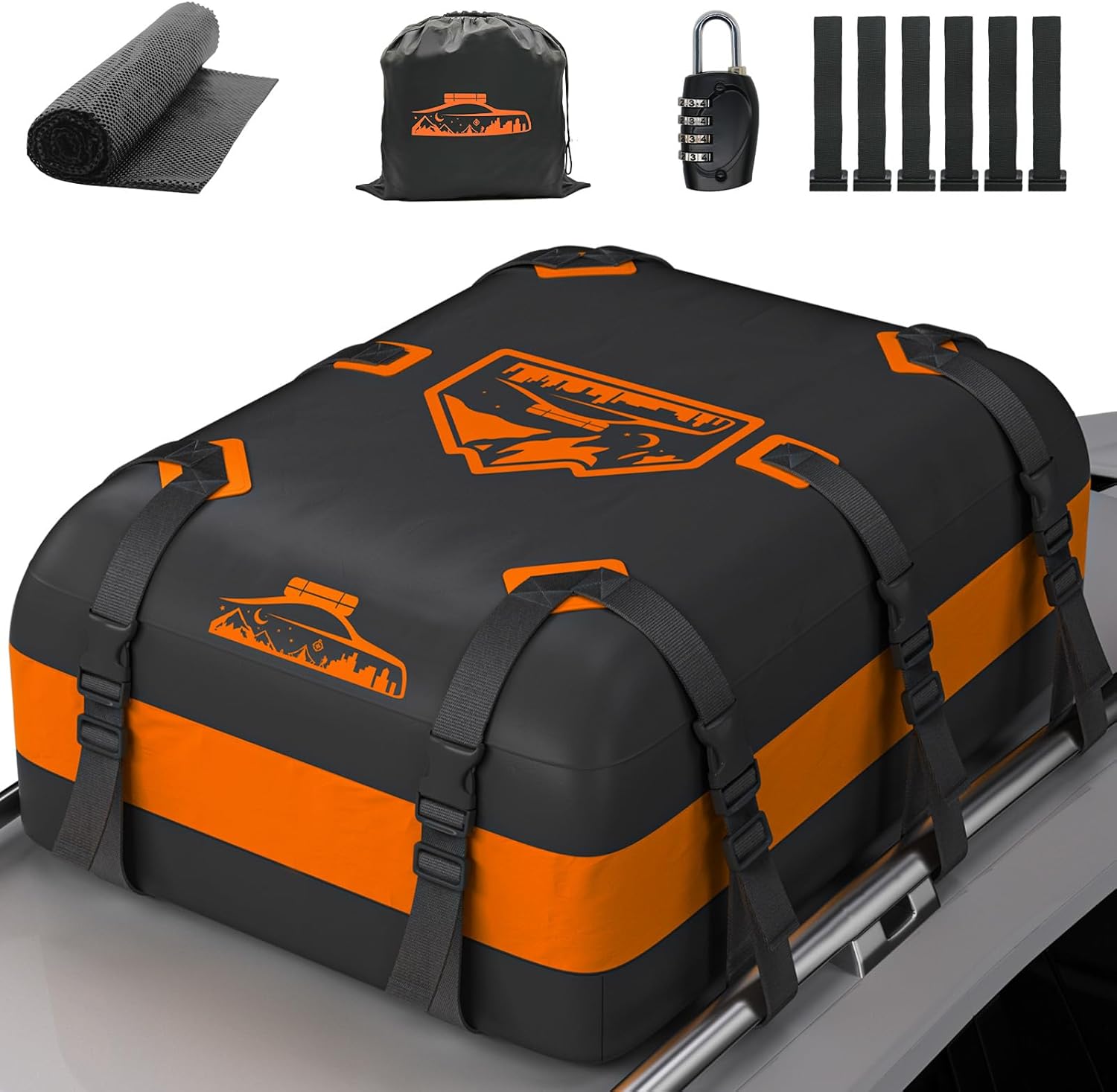 Cofre de techo 20 cubos naranja (566 L) - Rymopuey