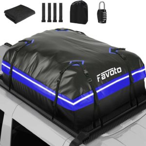 Favoto Caja Techo 425L Plegable, Impermeable para Coche y SUV