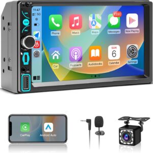 Radio 2 DIN WERESOUND con CarPlay inalámbrico y Android Auto