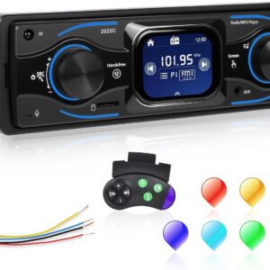 Radio coche 1DIN Bluetooth con pantalla táctil y ecualizador