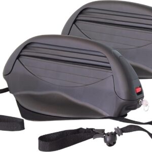 Portaesquís techo negro MENABO para 3 pares de esquís