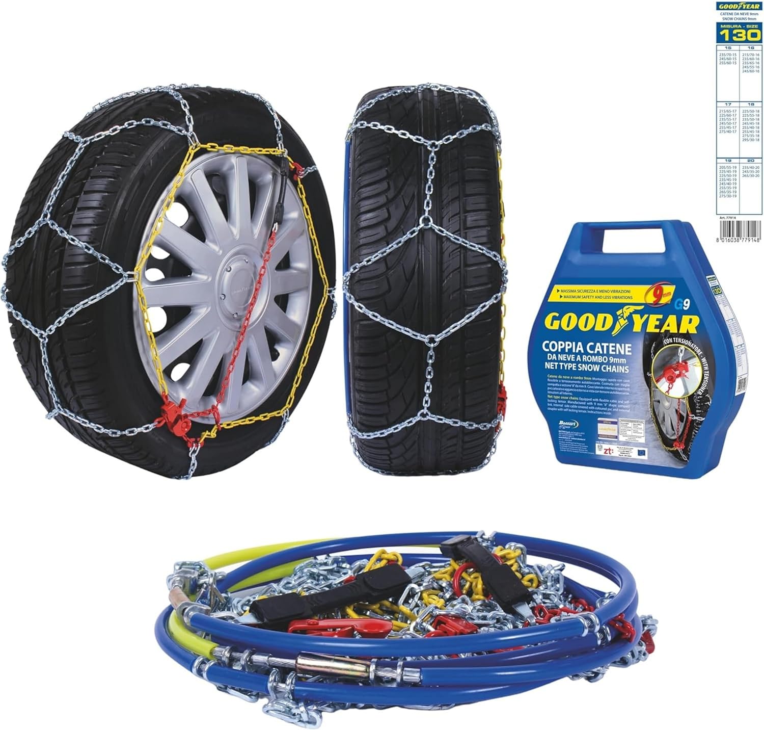 Goodyear G9 Cadenas Nieve 9 mm - Talla 130